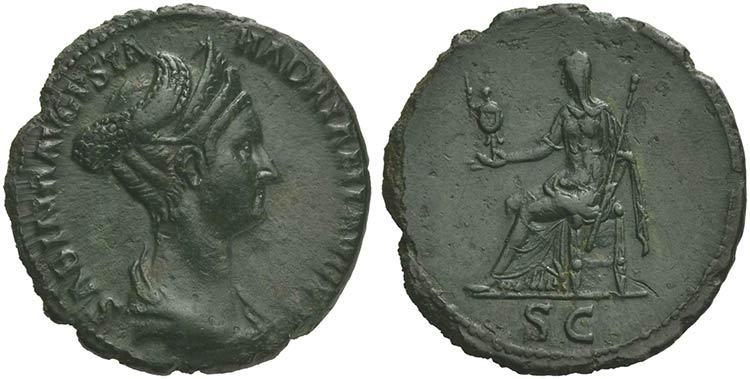 Sabina, As struck under Hadrian, ... 