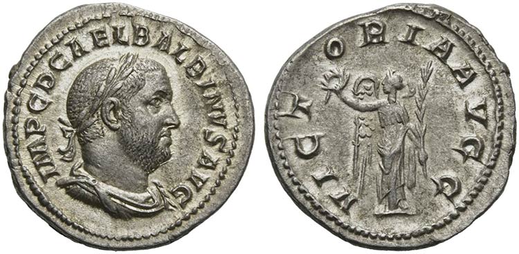 Balbinus (238), Denarius, Rome, ... 