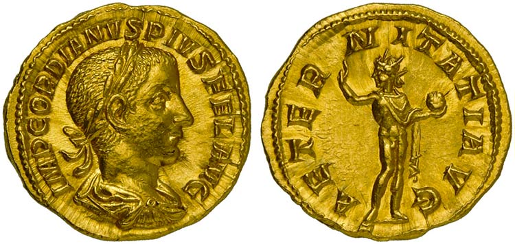 Gordian III (238-244), Aureus, ... 