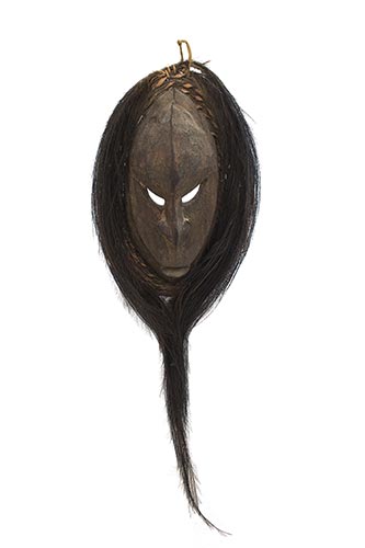 A SEPIK CARVED WOOD, ROPE AND ... 