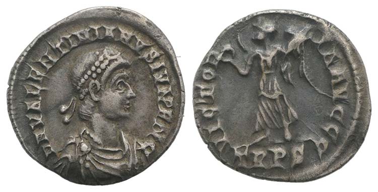Valentinian II (375-392). AR ... 