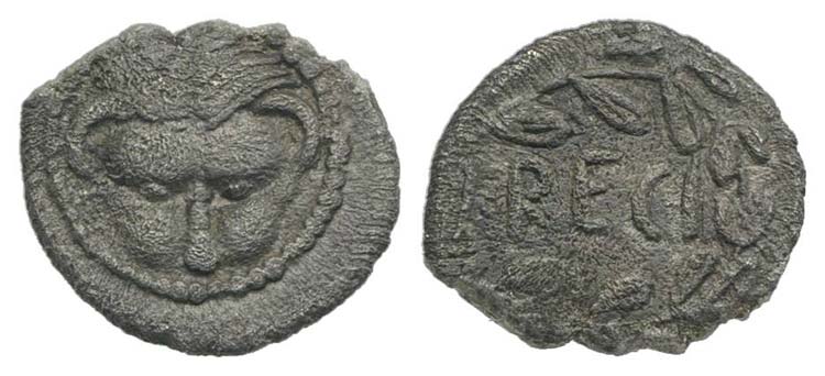 Bruttium, Rhegion, c. 445-435 BC. ... 