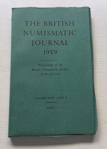 British Numismatic Journal 1959. ... 