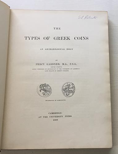 Gardner P. The types of Greek ... 