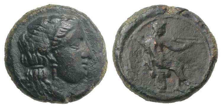 Sicily, Herbita, c. 350 BC. Æ ... 