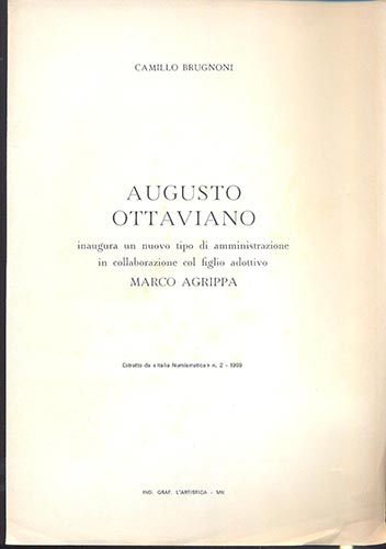 BRUGNONI C. - Augusto Ottaviano ... 