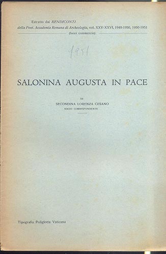 CESANO L. - Salonina Augusta in ... 