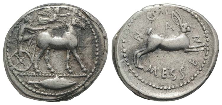 Sicily, Messana, 478-476 BC. AR ... 