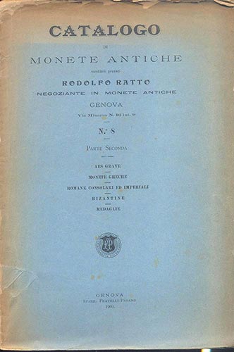 RATTO RODOLFO – Genova 1902 N° ... 