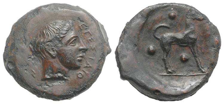 Sicily, Segesta, c. 420 BC. Æ ... 