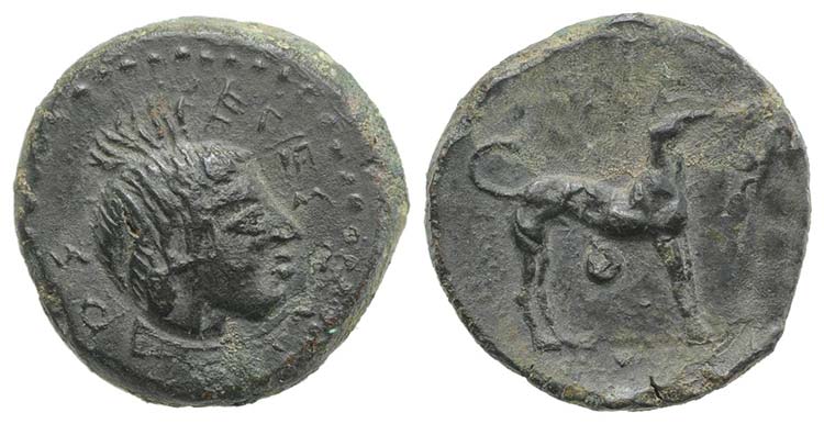 Sicily, Segesta, c. 416-410 BC. Æ ... 