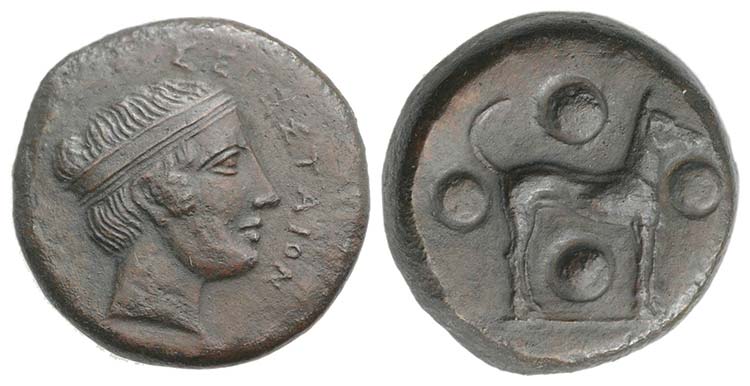 Sicily, Segesta, c. 430-410 BC. Æ ... 