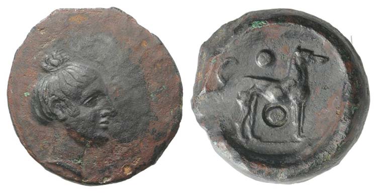 Sicily, Segesta, c. 416-415 BC. Æ ... 