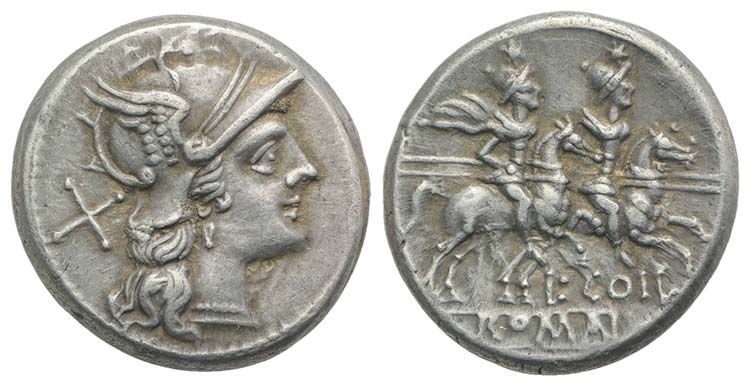 L. Coelius, Rome, 189-180 BC. AR ... 