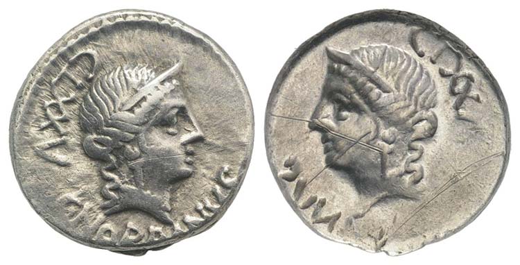 C. Norbanus, Rome, 83 BC. Brockage ... 