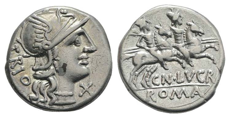 L. Lucretius Trio, Rome, 74 BC. AR ... 