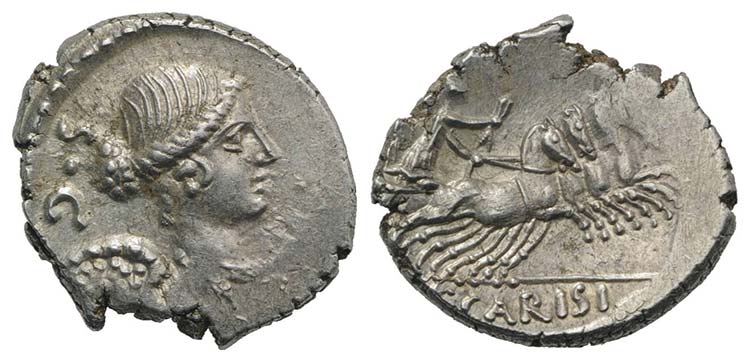 Roman Imperatorial, T. Carisius, ... 