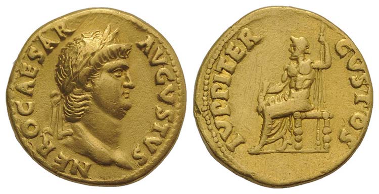 Nero (54-68). AV Aureus (17.5mm, ... 