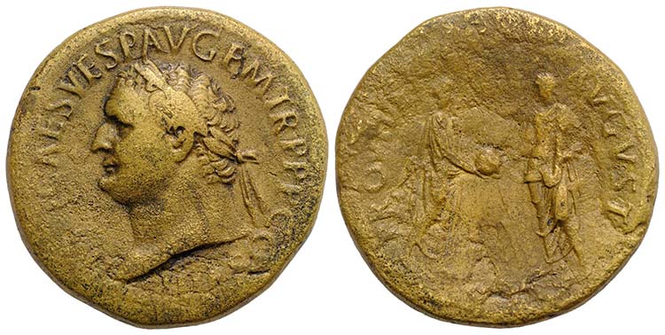 Titus with Divus Vespasian ... 