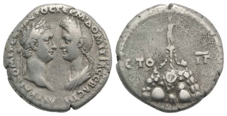 Domitian with Domitia (81-96). ... 