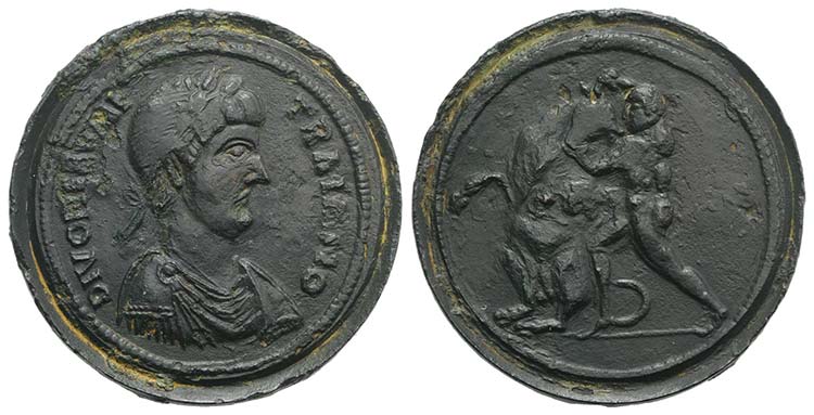 Divus Trajan, late 4th century AD. ... 