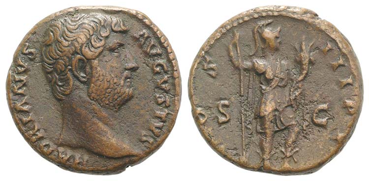 Hadrian (117-138). Æ As (24.5mm, ... 