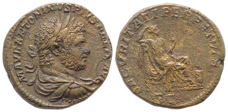 Caracalla (198-217). Æ Sestertius ... 