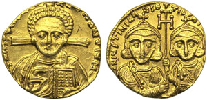 Giustiniano II con Tiberio, ... 