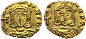 Costantino V (741-775), Tremisse, ... 