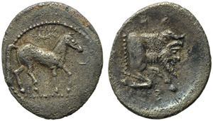 Sicilia, Gela, Litra, c. 465-450 ... 