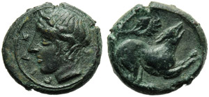 Sicily, Piakos, Onkia, c. 425-420 ... 