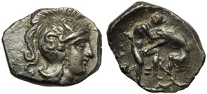 Apulia, Tarentum, Diobol, 325-280 ... 