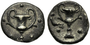 Apulia, Tarentum, Obol, c. 280-228 ... 