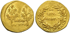 Augustus (27 BC - AD 14), Aureus, ... 