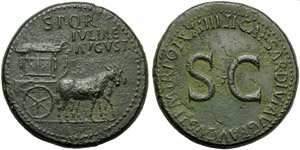 Livia (Tiberio, 14-37), Sesterzio, ... 