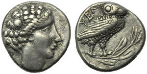 Lucania, Velia, Drachm, c. 440-400 ... 