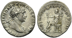 Traiano (98-117), Denario, Roma, ... 