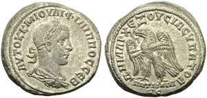 Filippo I (244-249), Tetradracma, ... 