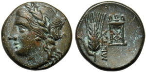 Lucania, Metapontion, Bronze, c. ... 