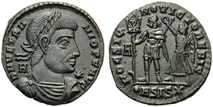 Vetranione (350), Nummus, Siscia, ... 