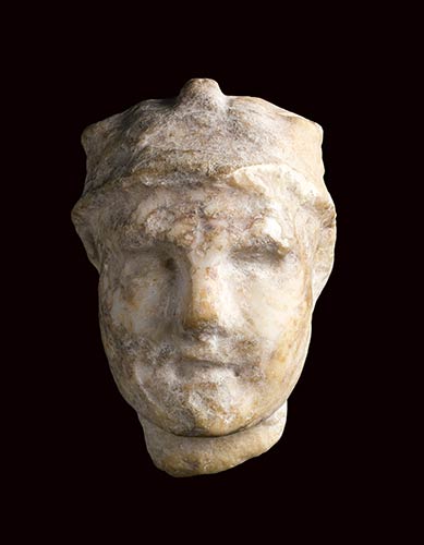 Graeco Roman marble ruler head  ... 