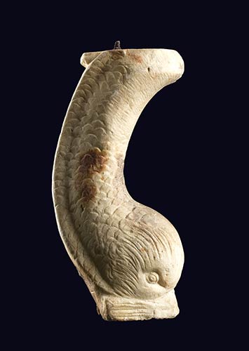 Marble dolphin 16th -17th century; ... 