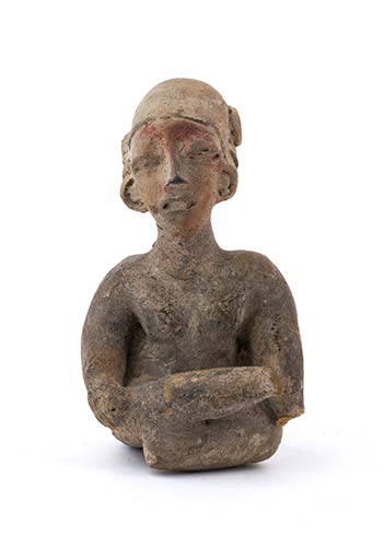 Terracotta female statuette ... 