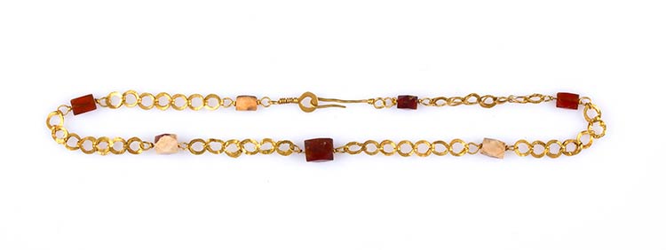 Roman gold and carnelian young ... 