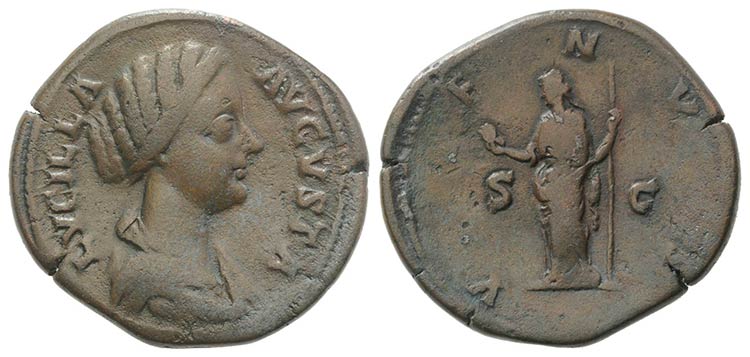 Lucilla (Augusta, 164-182). Æ ... 