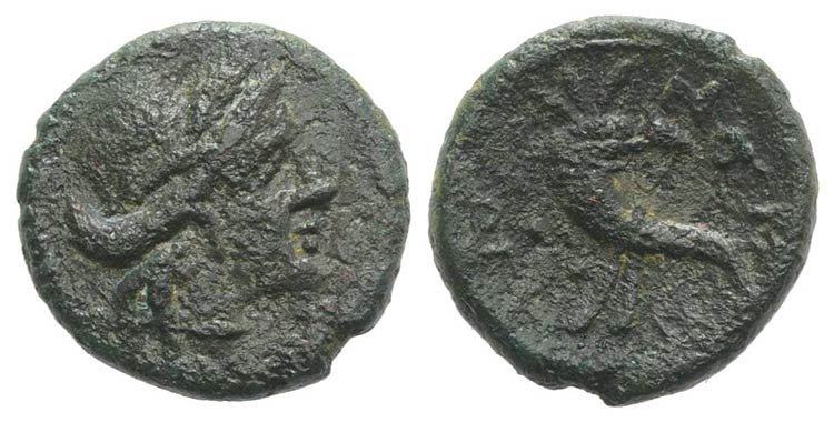 Sicily, Aitna, c. 210-150 BC. Æ ... 