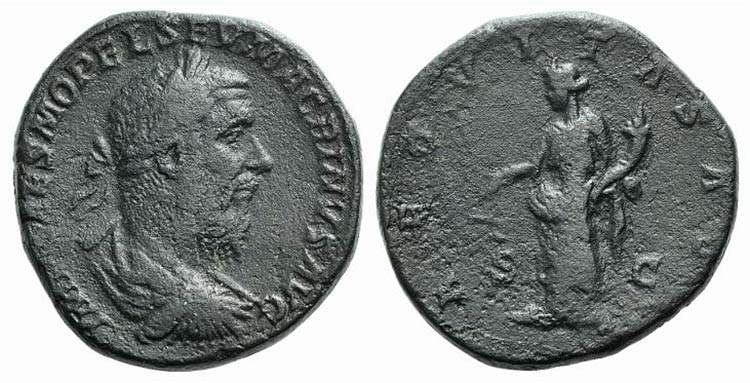 Macrinus (217-218). Æ Sestertius ... 