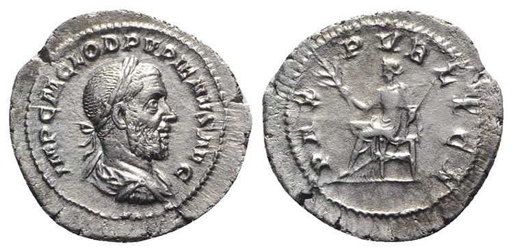 Pupienus (AD 238). AR Denarius ... 