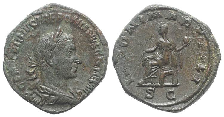 Trebonianus Gallus (251-253). Æ ... 