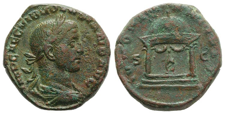 Volusian (251-253). Æ Sestertius ... 
